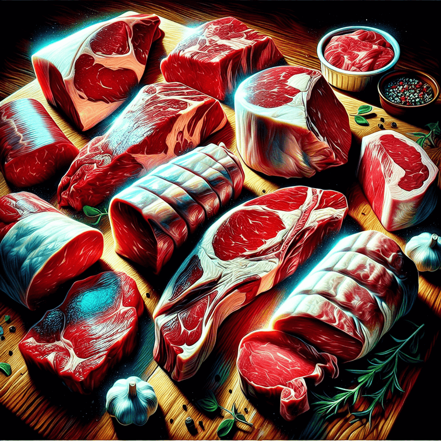 Raw steak on cutting board - raw meat diet benefits and risks explained