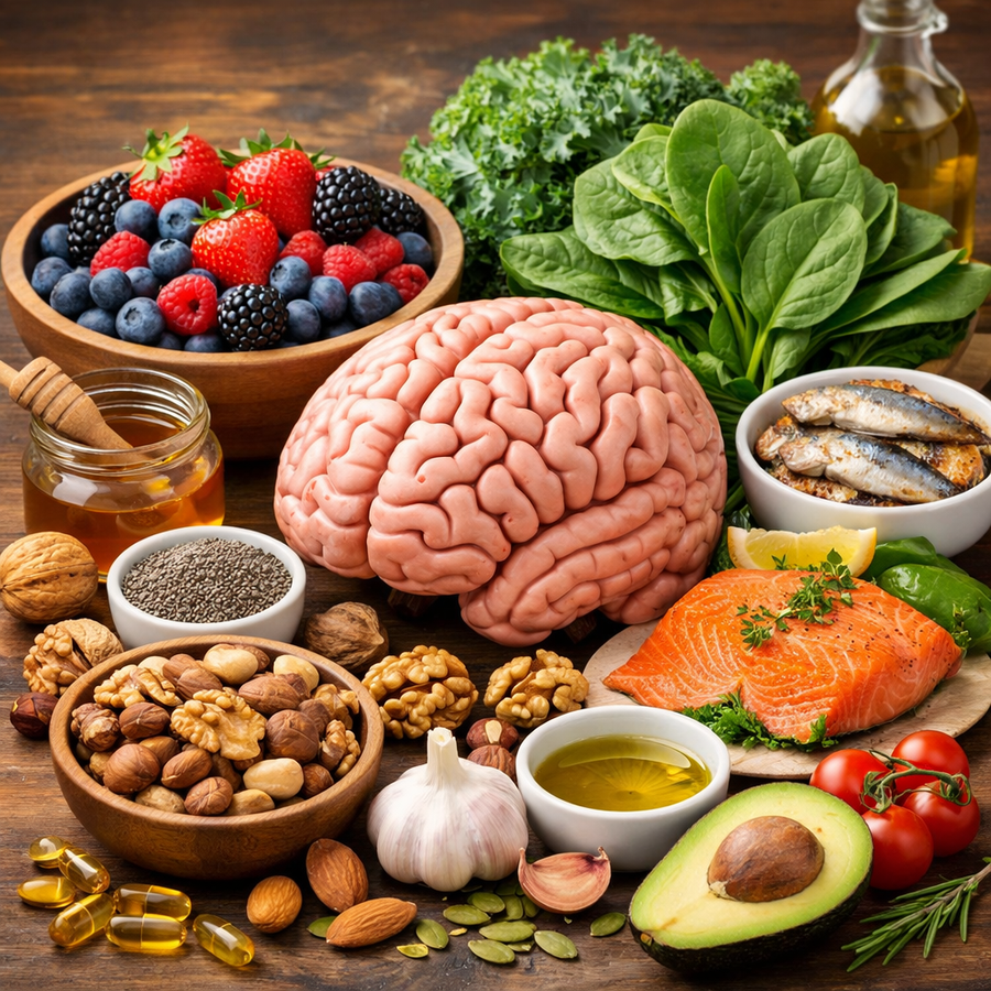 7 Brain-Boosting Foods That Help Prevent Dementia & Alzheimer's (Science-Backed)