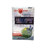 Eagle Brand Lavender and Eucalyptus medicated oil bottle for natural pain relief and relaxation