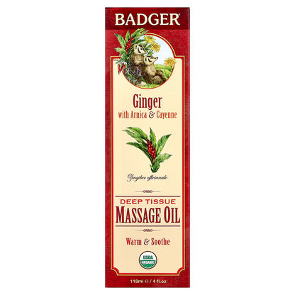 Badger Deep Tissue Massage Oil