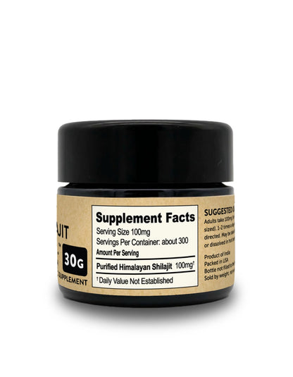 Pure Himalayan Shilajit resin jar – Wellness Body Worx