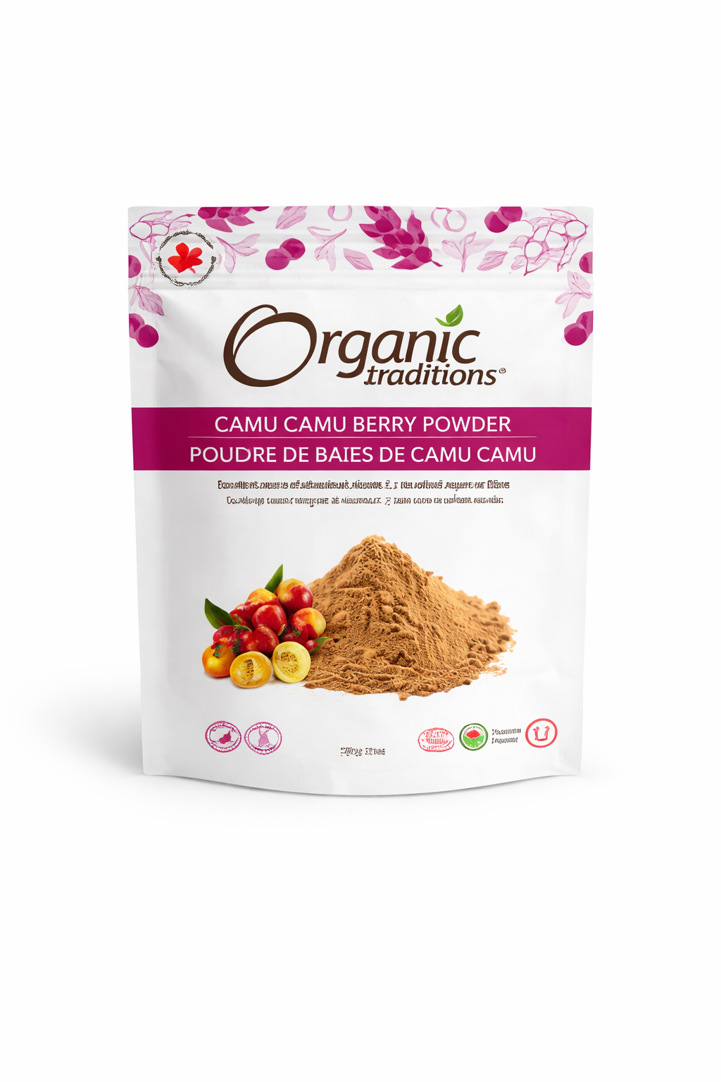Organic Traditions Camu Camu Berry Powder 100g bag - natural Vitamin C superfood supplement
