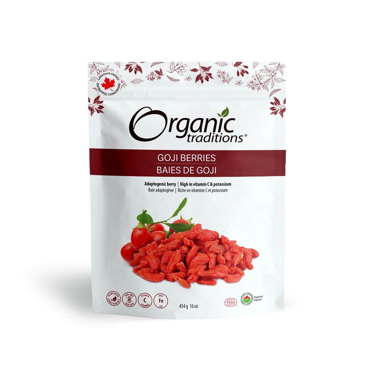 Organic goji berries, a superfood packed with antioxidants and vitamins, are a nutritious and delicious addition to your diet.