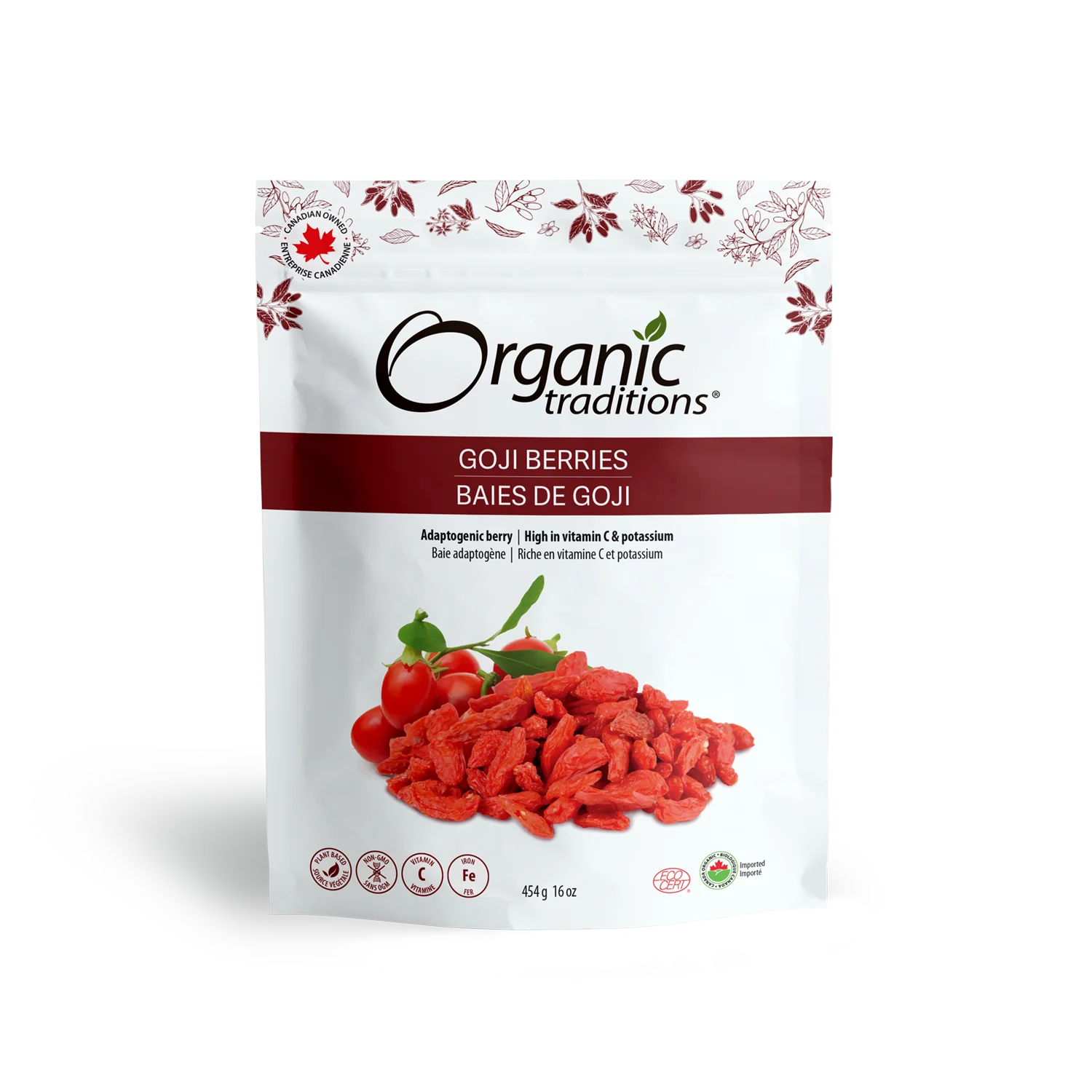 Organic goji berries, a superfood packed with antioxidants and vitamins, are a nutritious and delicious addition to your diet.